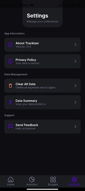 Trackizer Screenshot 3