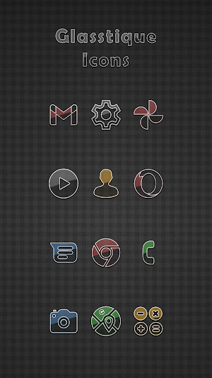 Glasstique Colors Icons Screenshot 0