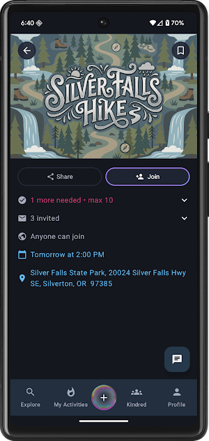 Float: Activities with Friends Screenshot 1