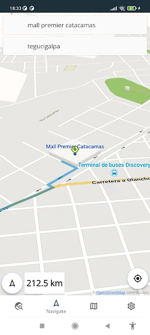 Honduras Offline Map Screenshot 1