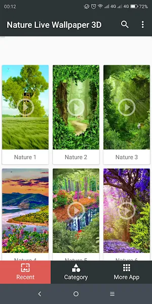 Nature Live Wallpaper 3D Screenshot 1