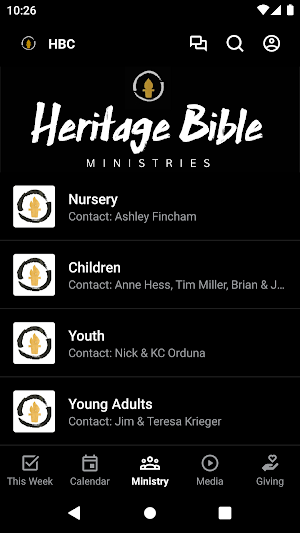 Heritage Bible Lincoln, NE Screenshot 2