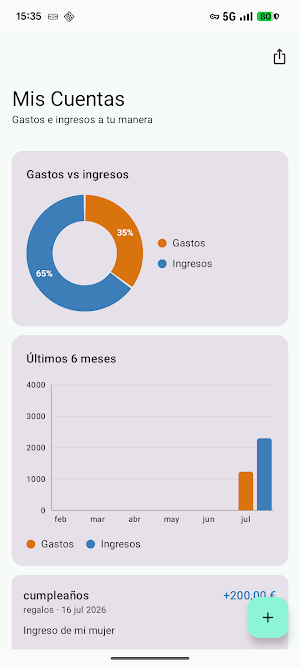 Mis Cuentas Screenshot 1