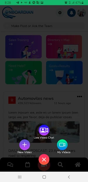 Onboardian Screenshot 2