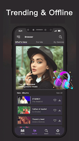 Offline Music Player: Play Mp3 Screenshot 1