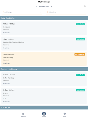 Step Ahead Bookings Screenshot 2