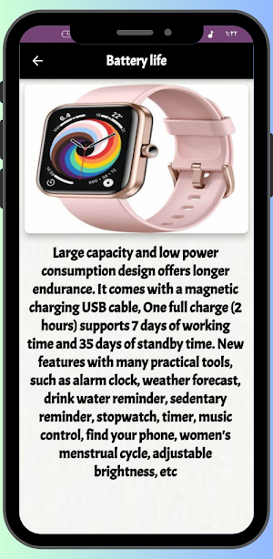 Dirrelo Smart Watch guide Screenshot 2