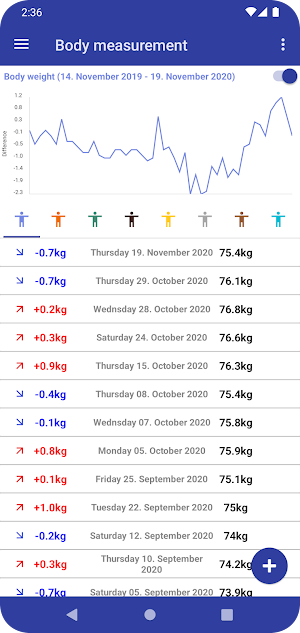 MyTrainingPlan Screenshot 2
