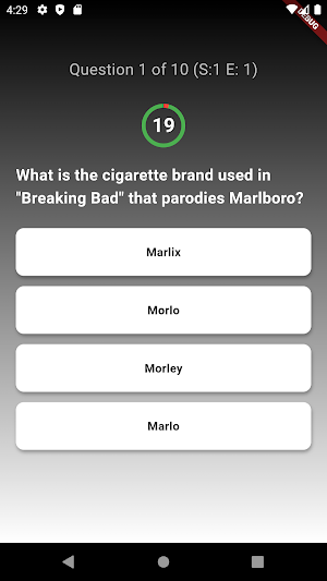 Breaking Bad Trivia Quiz Screenshot 1