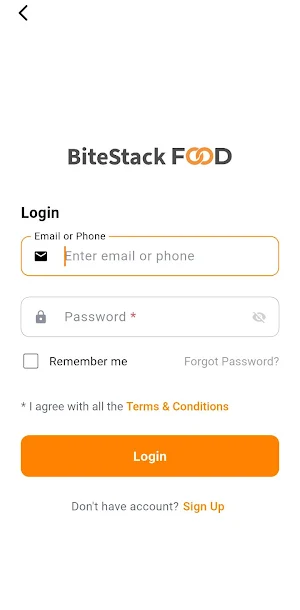BiteStack Food Screenshot 0