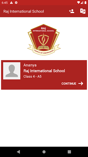 Raj International School Screenshot 1