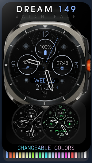 Dream 149 hybrid watch face Screenshot 3