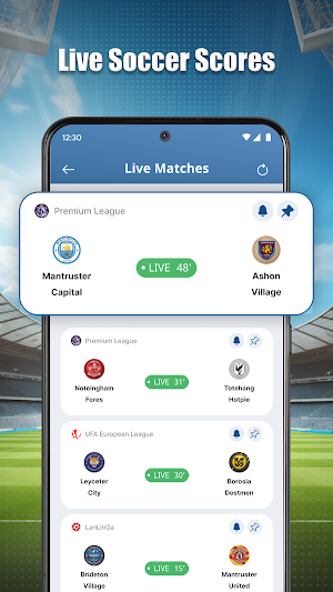 Live Score: Live Soccer Scores Screenshot 0