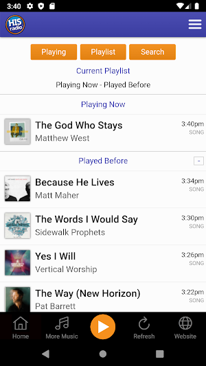 His Radio Praise Screenshot 2