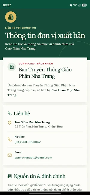 Giáo Phận Nha Trang Screenshot 1