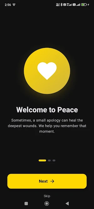 Quick Apology Reminder Screenshot 0