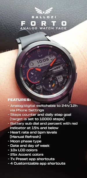 BALLOZI Forto Watch Face Screenshot 1