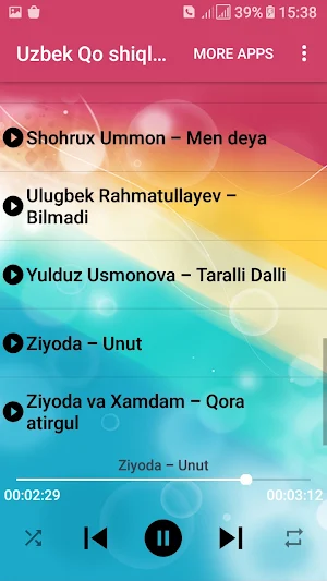 Uzbek Eng Sara 2021 Qo'sihqlar Screenshot 3