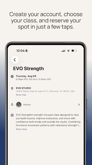 EVO STUDIO APP Screenshot 3