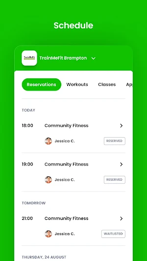 TrainMeFit Brampton Screenshot 2
