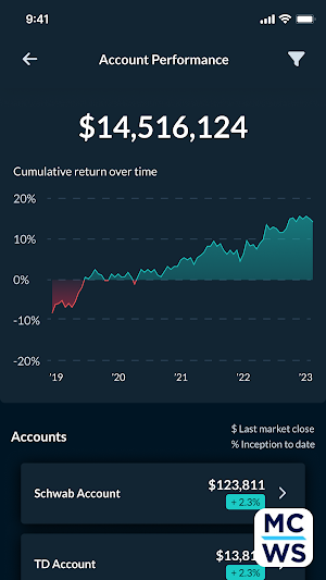 MCWS Client App Screenshot 1