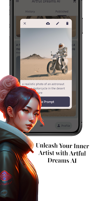 Artful Dreams AI - text to ART Screenshot 0