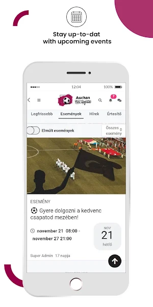 Auchan Foci tippjáték Screenshot 1