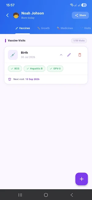VitalSign: Kids Health Tracker Screenshot 3