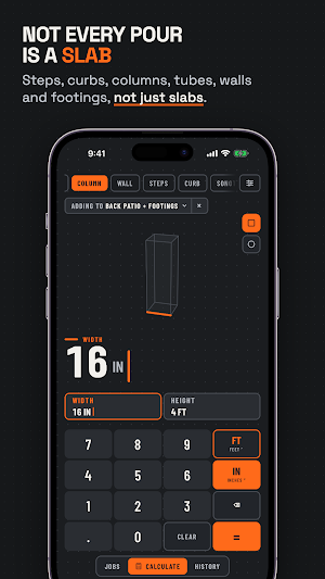 Concrete Calculator: RawMath Screenshot 3