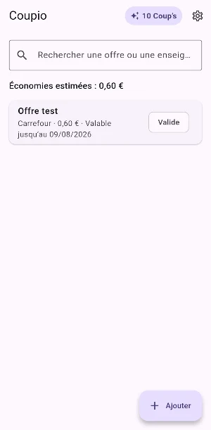 Coupio Screenshot 2