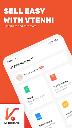 VTENH Merchant – Sell Online Easy in Cambodia Screenshot 0