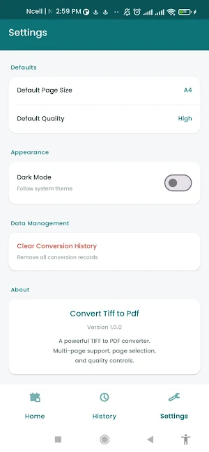 Convert Tiff to Pdf Screenshot 3