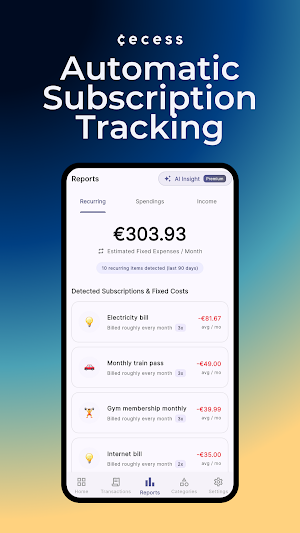 cecess: Expense Budget Tracker Screenshot 2