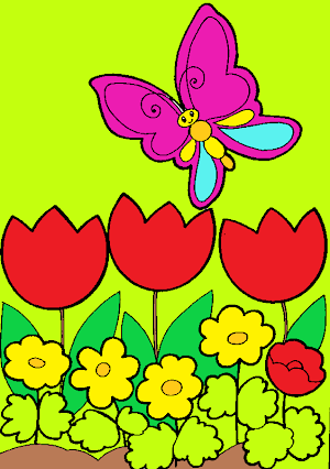 Coloring Flower Screenshot 2