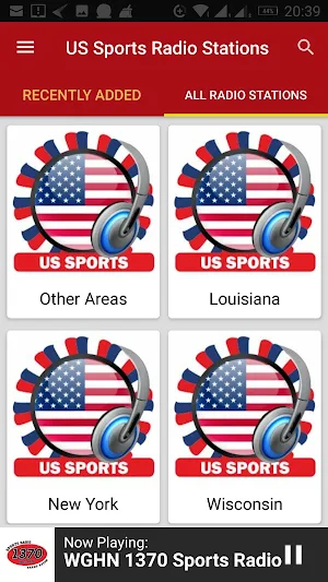 USA Sports Radio Stations Screenshot 2
