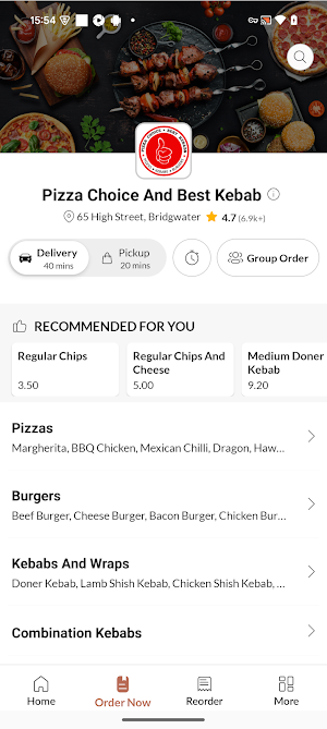 Pizza Choice And Best Kebab Screenshot 1