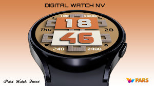 Digital Watch Face NV Screenshot 3