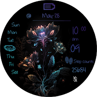 BFF62- Neon Art Flower Light