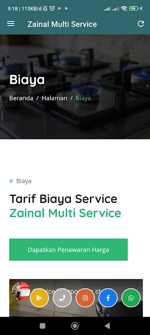 Zainal Multi Service Screenshot 3
