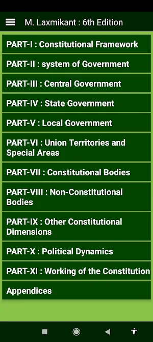 Laxmikant Polity English 6TH Screenshot 0