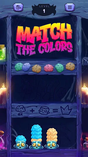 Zombie Brain Sort Puzzle Screenshot 0