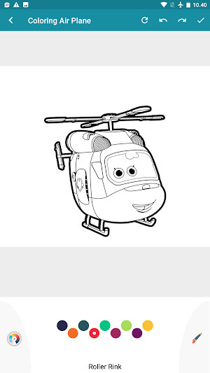 Coloring animated planes Screenshot 1