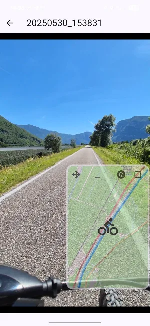 Geotrip: Dashcam with GPS Map Screenshot 1