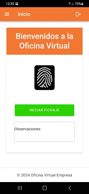 Oficina Virtual Empresa Screenshot 1