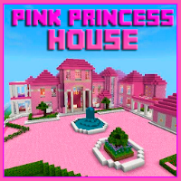 Map Pink Princess House for MCPE
