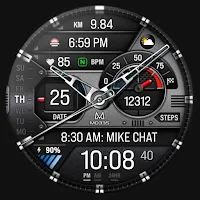 MD335 Hybrid watch face