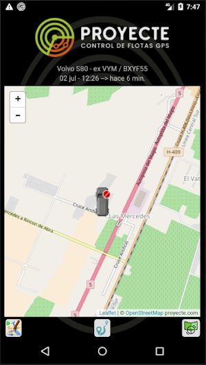 proyecte.com control de flotas Screenshot 1