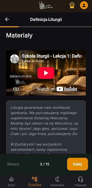 Z pasji do liturgii Screenshot 2