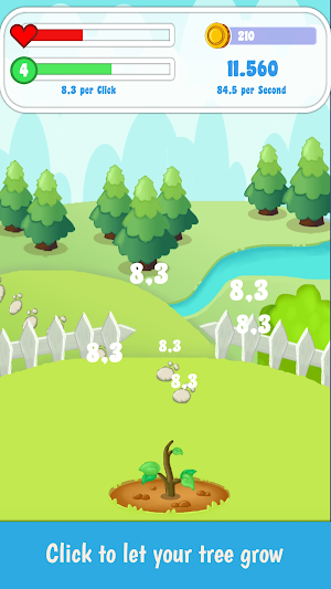 Idle Growing Tree Clicker Screenshot 0