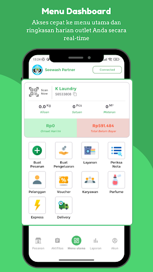 Seewash Partner - Laundry POS Screenshot 1